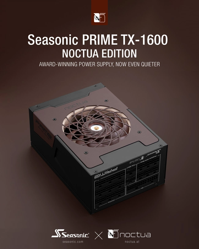 Seasonic PRIME TX-1600 Noctua Edition ATX 3.1 PC power supply