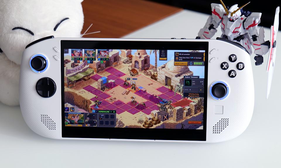 The Legion Go S features an 8-inch OLED display with a 120Hz refresh rate.